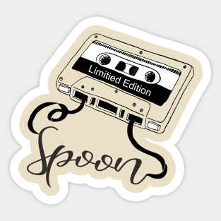 Spoon - Limitied Cassette Sticker